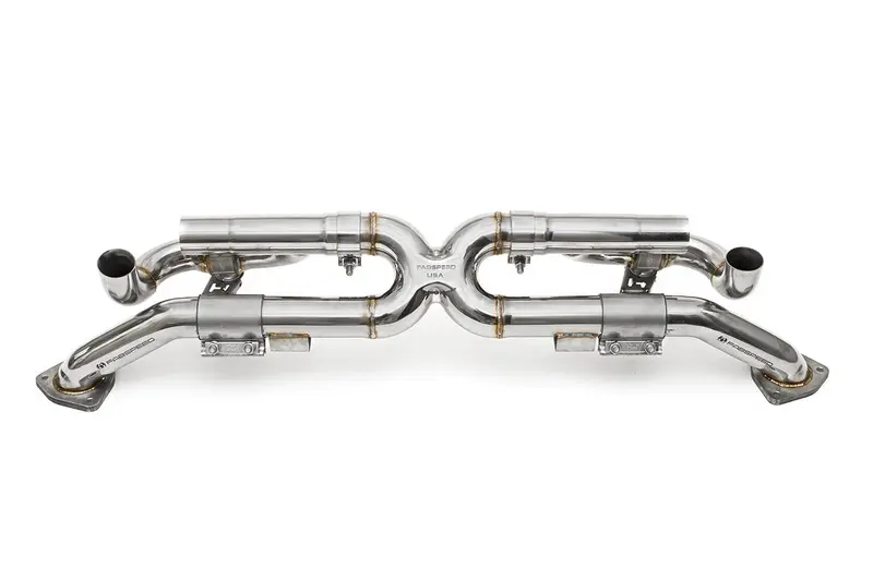 Fabspeed Porsche 991 Carrera Valvetronic Center Muffler Bypass X-Pipe (Valved Exhaust Only) (2012-2016) 1