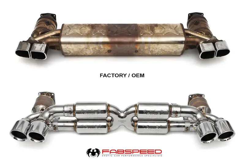 Fabspeed Porsche 991 Turbo / Turbo S Supersport X-Pipe Exhaust System 2