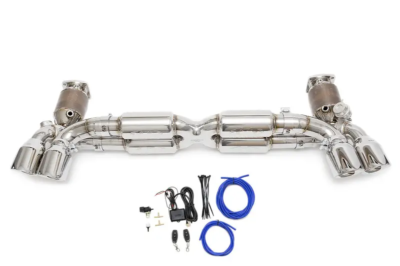 Fabspeed Porsche 991 Turbo / Turbo S Valvetronic Supersport X-Pipe Exhaust System (2013-2016) 1