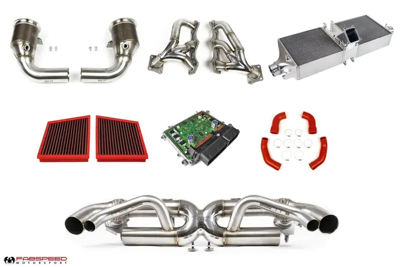 Fabspeed Porsche 992 Twin Turbo Stage 2 Performance Package 1