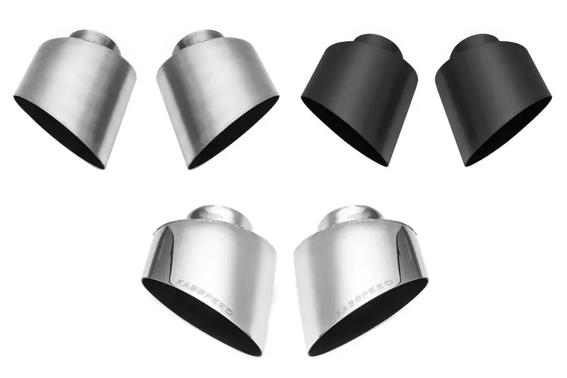 Fabspeed Porsche 993 Carrera Single Wall Oval Bolt-On Tips 993 (1994-1998) 1