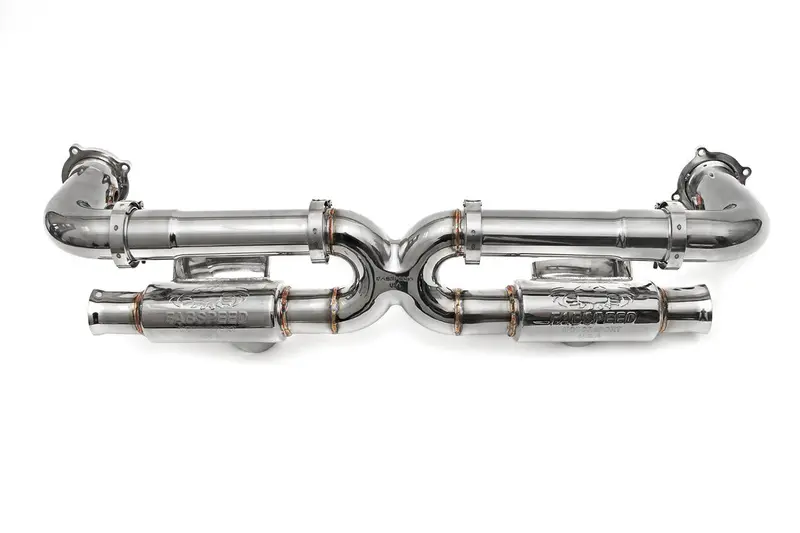 Fabspeed Porsche 993 Turbo Modular Competition Link Pipes. X-Pipe Only 1
