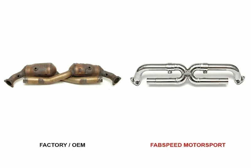 Fabspeed Porsche 996 Carrera Competition Link Pipe X-Pipe (1999-2004) 2