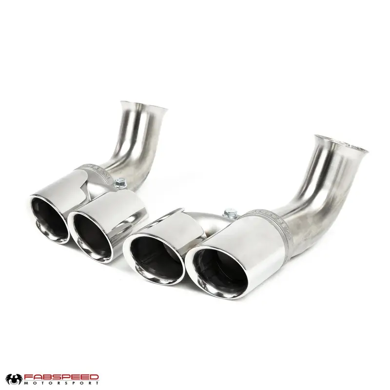 Fabspeed Porsche 996 Carrera Deluxe Quad-Style Tips - Long (2002-2004) 1