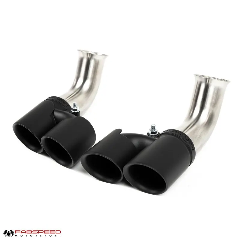 Fabspeed Porsche 996 Carrera Deluxe Quad-Style Tips - Short (1999-2001) 1