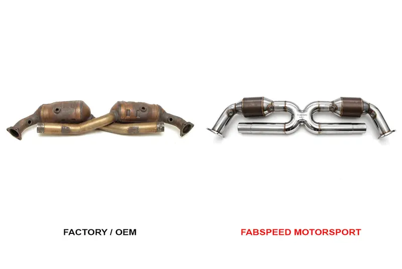 Fabspeed Porsche 996 Carrera Sport Catalytic Converter X-Pipe (1999-2004) 2