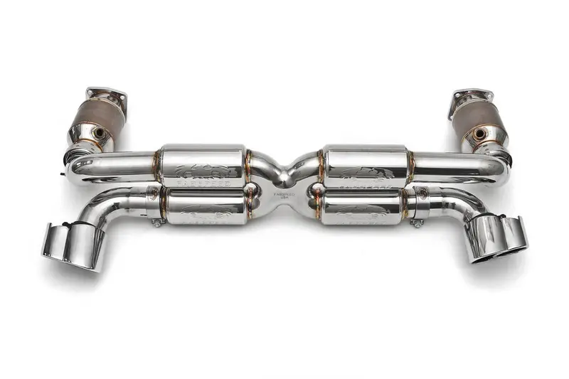 Fabspeed Porsche 996 Gt2 70Mm Supersport X- Pipe Exhaust System (2001-2005) 1