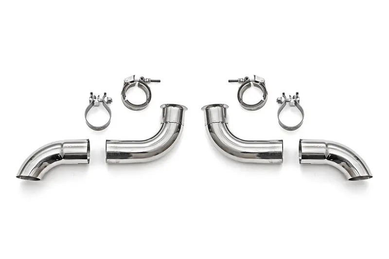 Fabspeed Porsche 996 Gt3 Competition Muffler Outlets W/ Adjustable Turndowns 2