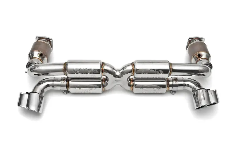 Fabspeed Porsche 996 Turbo Supersport 70Mm X-Pipe Exhaust System (2000-2005) 1