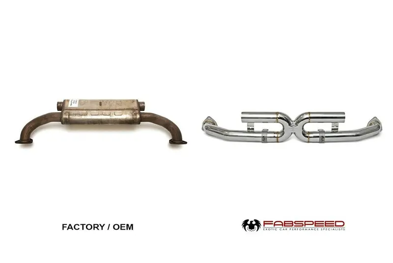 Fabspeed Porsche 997.2 Carrera Center Muffler Bypass X-Pipe (2009-2012) 2