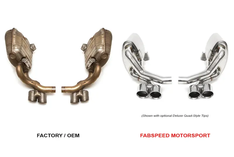 Fabspeed Porsche 997.2 Carrera Maxflo Performance Side Exhaust System (2009-2012) 2