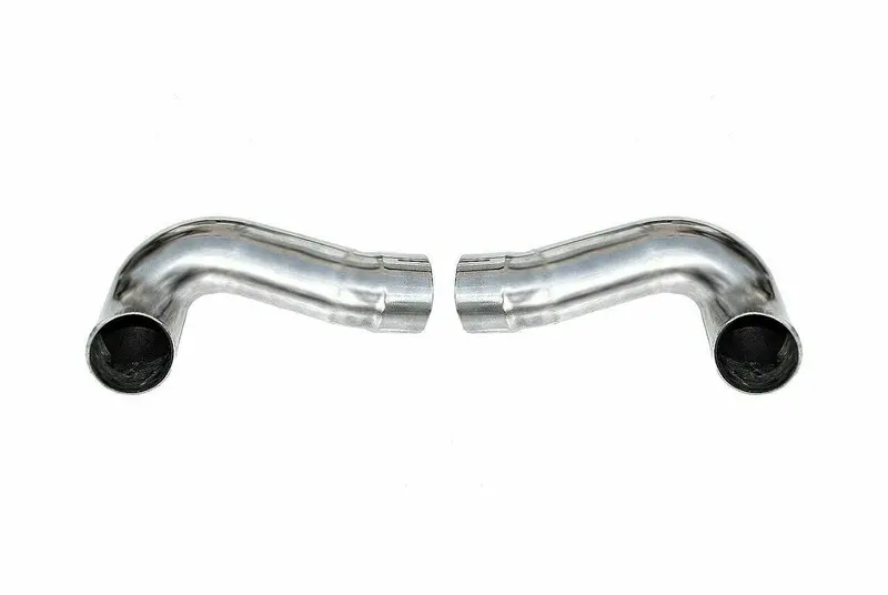 Fabspeed Porsche 997.2 Carrera Side Muffler Bypass Pipes (2009-2012) 1