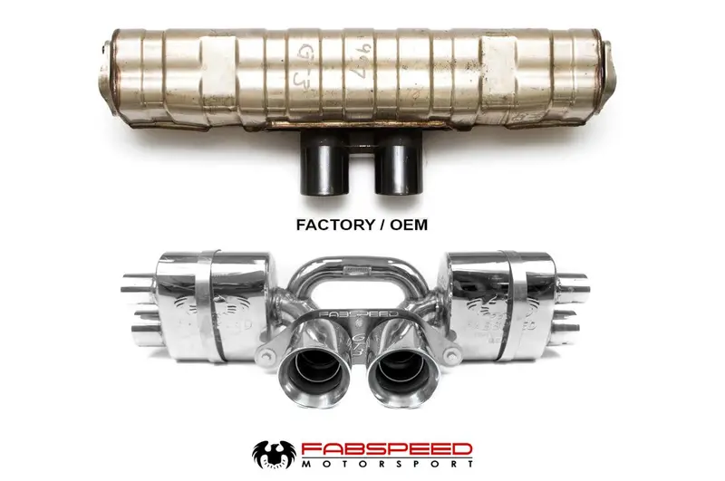 Fabspeed Porsche 997.2 Gt3 / Gt3 Rs Center Mini Maxflo Performance Exhaust System (2010-2011) 2
