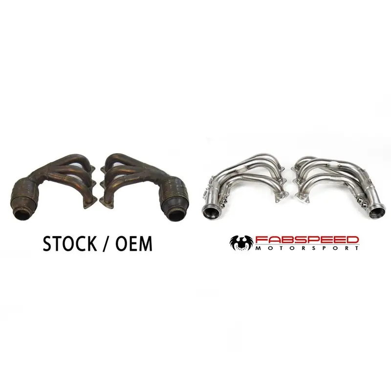 Fabspeed Porsche 997.2 Gt3 / Gt3 Rs Long Tube Competition Race Header System (2010-2011) 2
