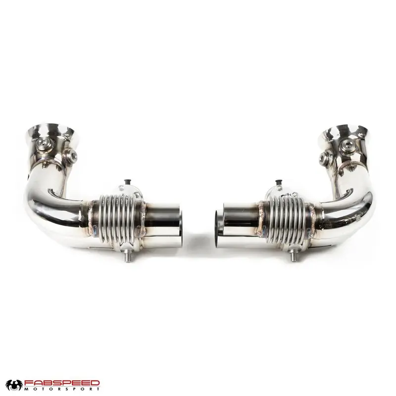 Fabspeed Porsche 997.2 Gt3 / Gt3 Rs Side Muffler Bypass Pipes (2010-2011) 2