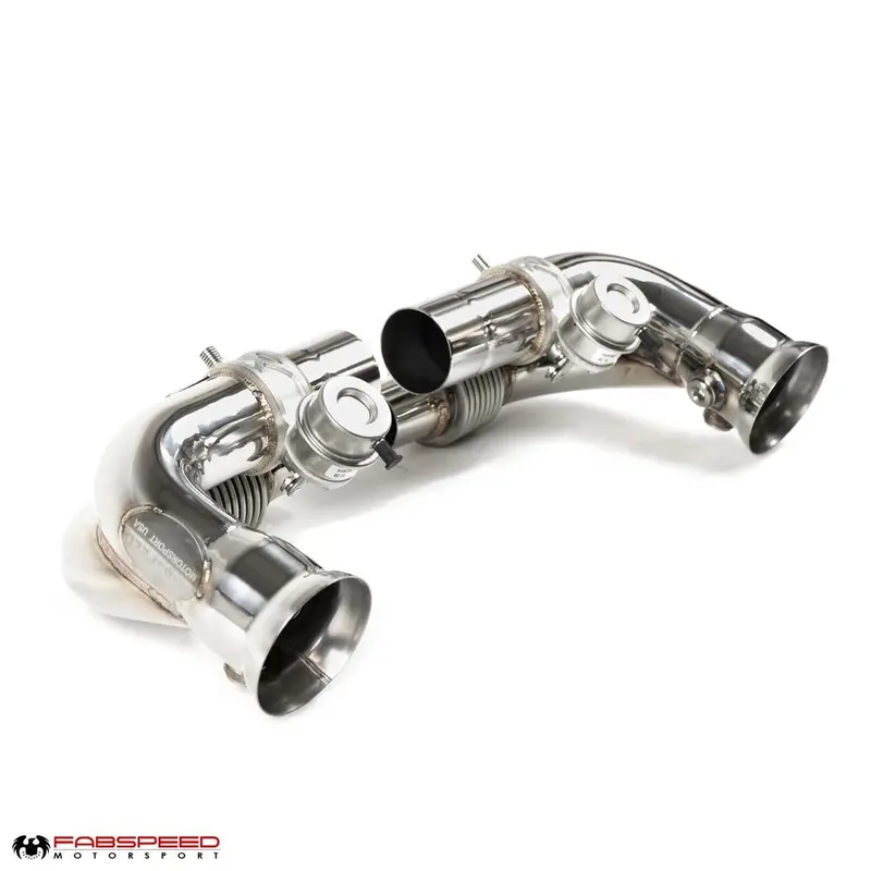 Fabspeed Porsche 997.2 Gt3 / Gt3 Rs Side Muffler Bypass Pipes (2010-2011) 2