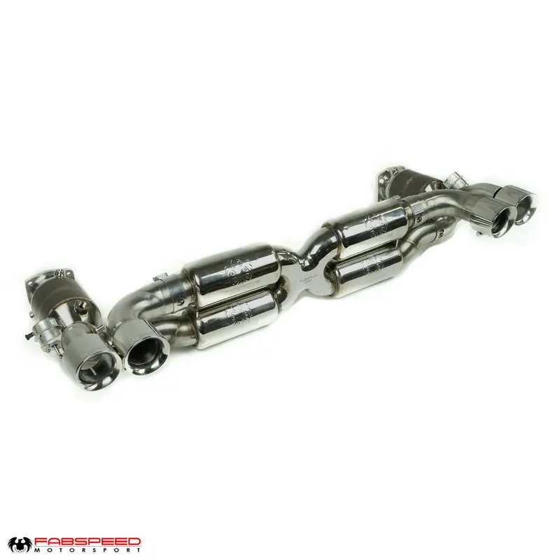 Fabspeed Porsche 997.2 Turbo / Turbo S Valvetronic Supersport X-Pipe Exhaust System (2010-2012) 3
