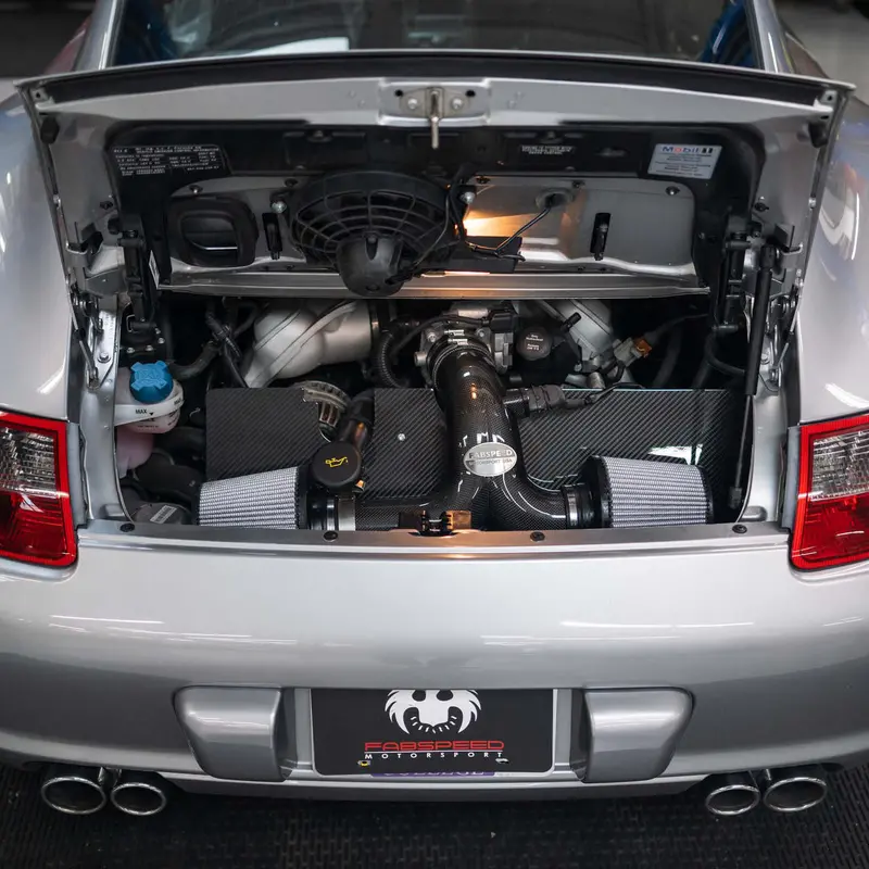 Fabspeed Porsche 997 Carrera Carbon Fiber Competition Air Intake System (2005-2008) 1
