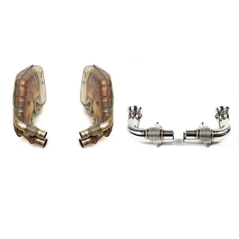 Fabspeed Porsche 997 Gt3 / Gt3 Rs Side Muffler Bypass Pipes 2