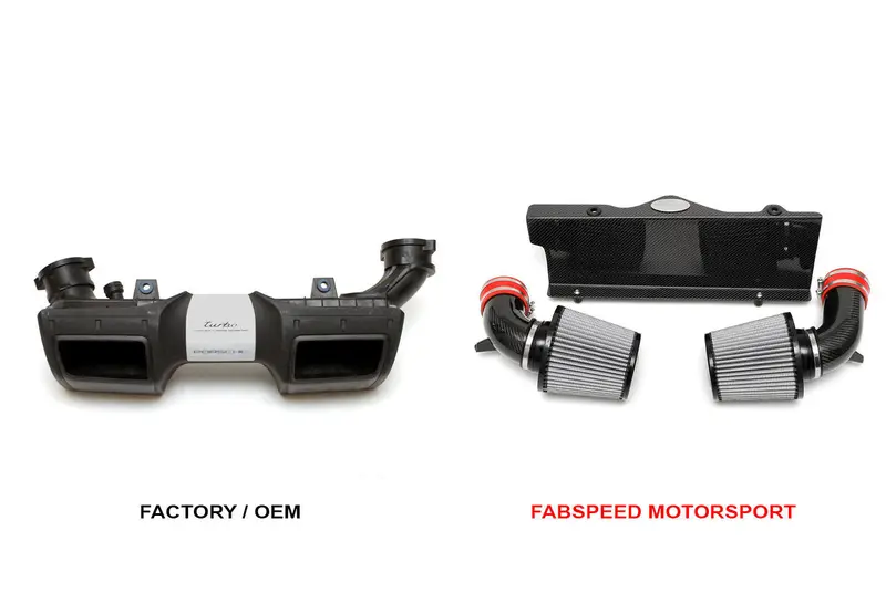 Fabspeed Porsche 997 Turbo Carbon Fiber Competition Air Intake 2