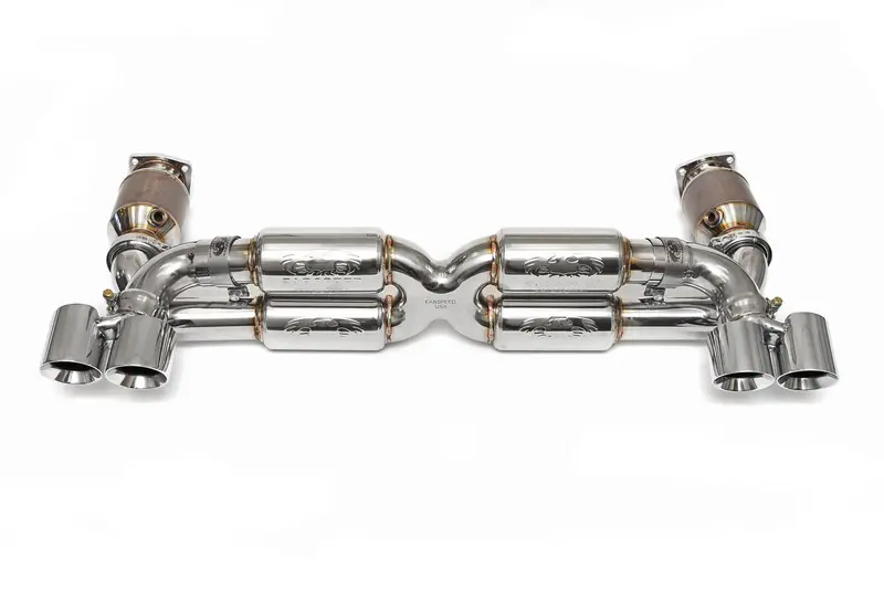 Fabspeed Porsche 997 Turbo Supersport 70Mm X-Pipe Exhaust System (2006-2009) 1