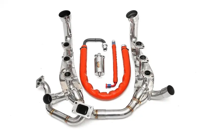 Fabspeed Porsche C2 Turbo, 964 Turbo 965 Sport Headers With Heat (1990-1994) 1
