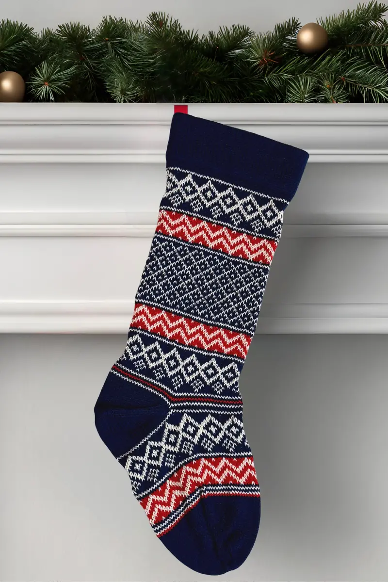 Fair Isle Stocking (Knit) 1