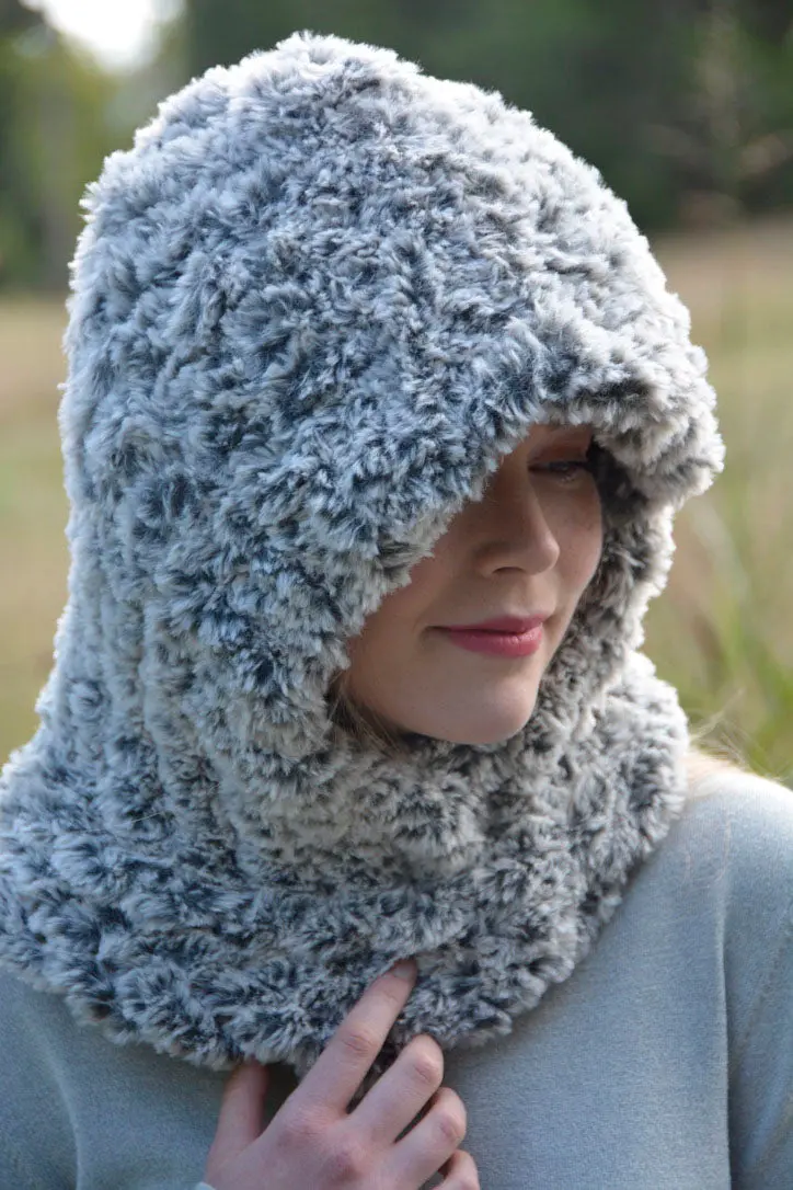 Faux Fur Hooded Cowl 1