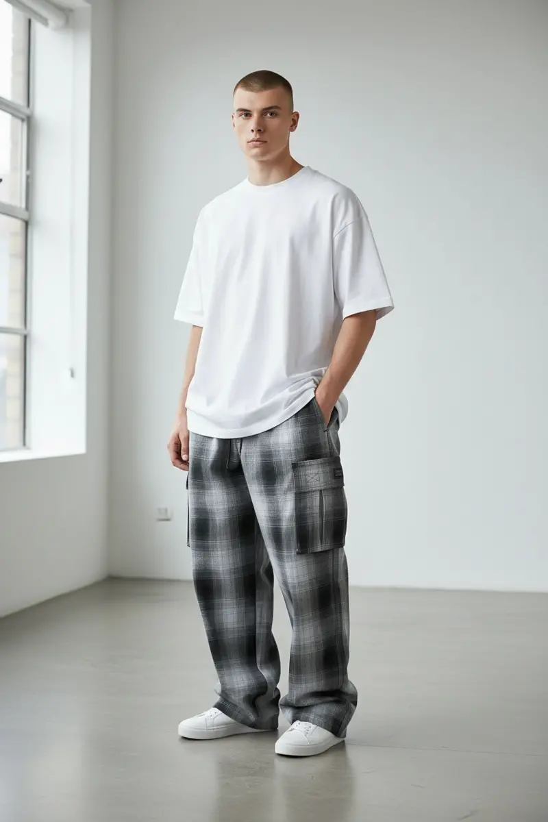 Fb County Cargo Checker Pants 1