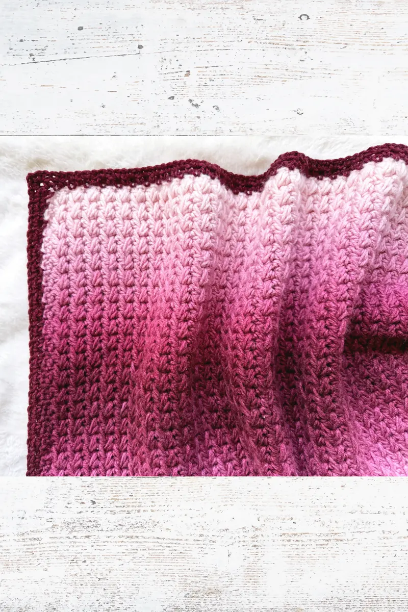 Feather Stitch Blanket (Crochet) 2