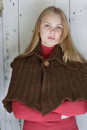 Felted Capelet Pattern (Knit) 1