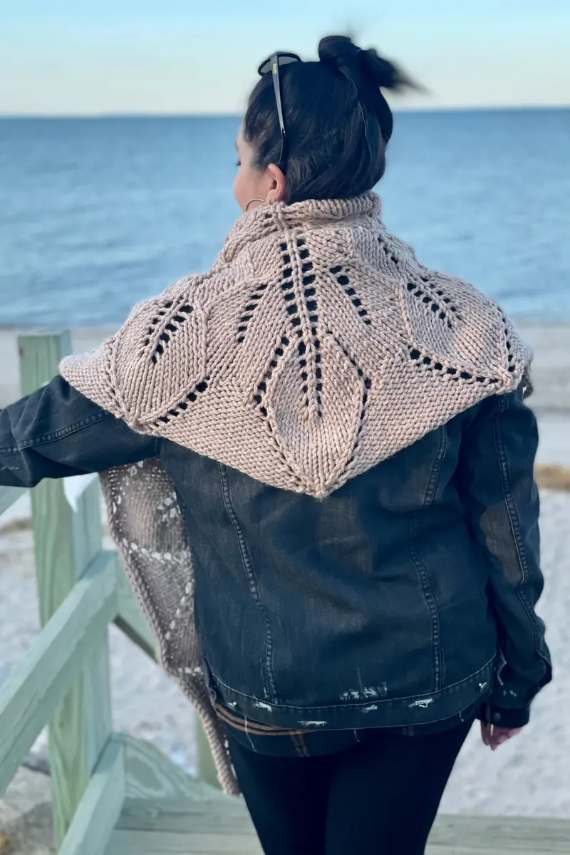 Ferns Redux Shawl (Knit) 1