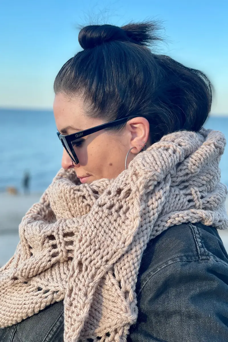 Ferns Redux Shawl (Knit) 2