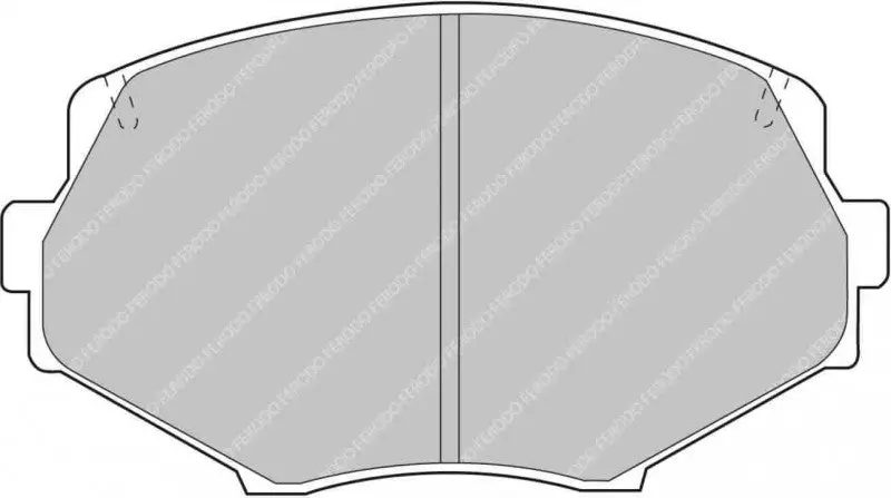 Ferodo Fcp1011h Ds2500 Front Brake Pads 1