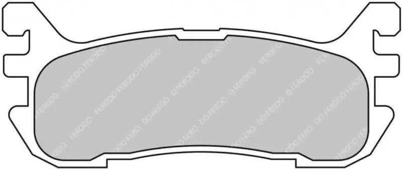 Ferodo Fcp1012h Ds2500 Rear Brake Pads 1