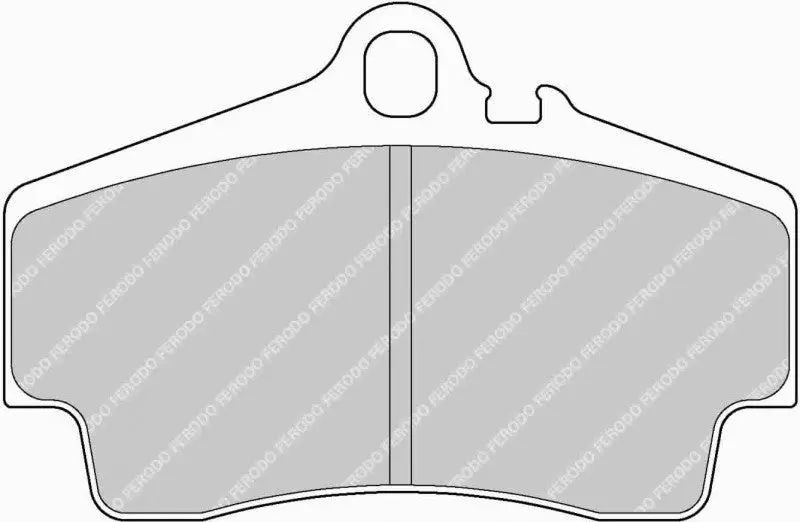 Ferodo Fcp1308h Ds2500 Rear Brake Pads Porsche 1