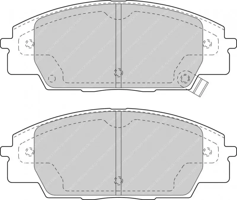Ferodo Fcp1444r Ds3000 Front Brake Pads Honda/Acura 1