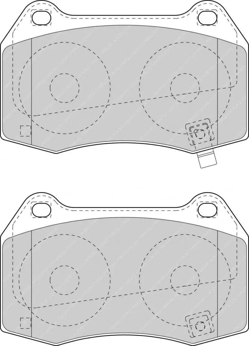 Ferodo Fcp1561r Ds3000 Brake Pads Nissan 1