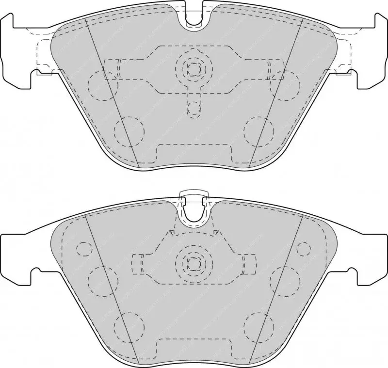 Ferodo Fcp1628h Ds2500 Front Brake Pads Bmw 1