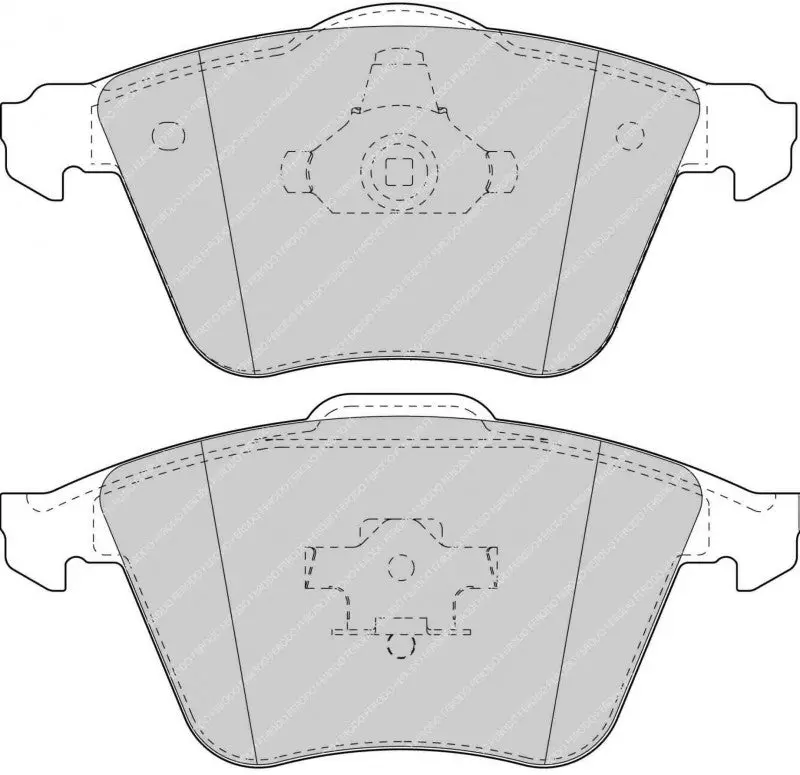 Ferodo Fcp1629h Ds2500 Brake Pads 1