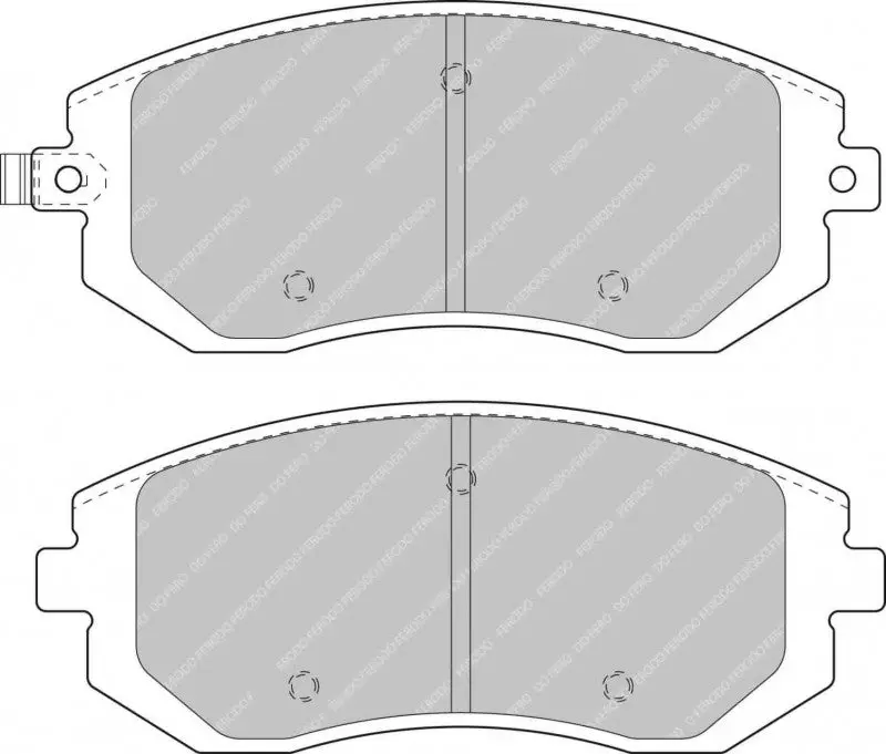 Ferodo Fcp1639w Ds1-11 Front Brake Pads 1