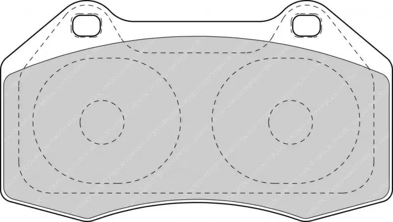 Ferodo Fcp1667h Ds2500 Brake Pads 1