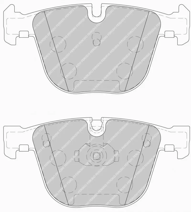 Ferodo Fcp1672h Ds2500 Rear Brake Pads Bmw 1
