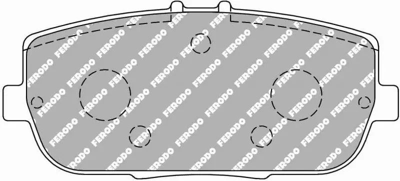 Ferodo Fcp1894h Ds2500 Rear Brake Pads 1