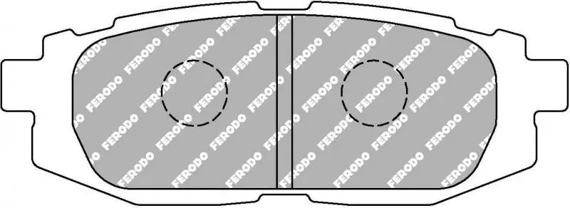 Ferodo Fcp4187w Ds1-11 Rear Brake Pads 1