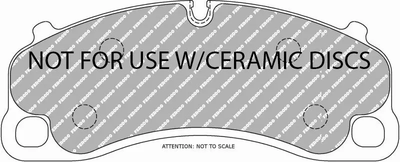 Ferodo Fcp4664g Ds3.12 Brake Pads Porsche 1