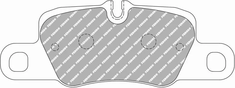 Ferodo Fcp4713h Ds2500 Rear Brake Pads Porsche 1