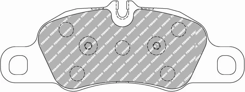 Ferodo Fcp4805w Ds1.11 Front Brake Pads Porsche 1