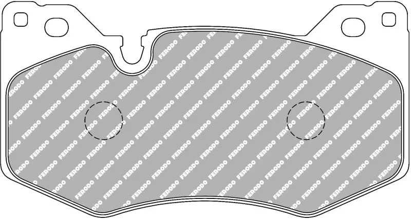 Ferodo Fcp5537g Ds3.12 Rear Brake Pads 1