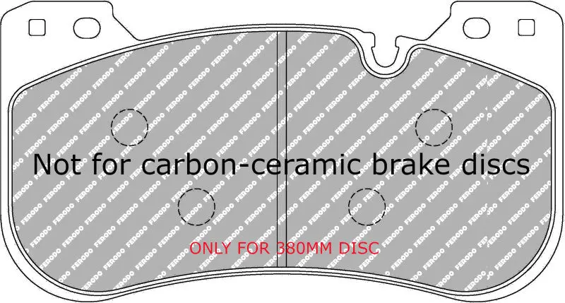 Ferodo Fcp5546g Ds3.12 Brake Pads Bmw 1